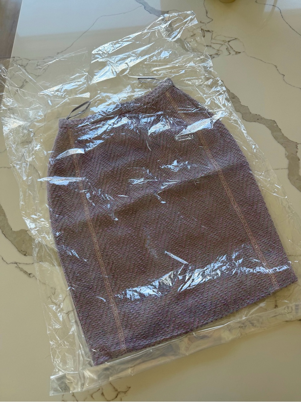 CHANEL Vintage Spring 1997 Tweed Lavender Skirt - Picture 7 of 8